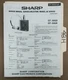 Sharp QT 30 GD GR Service Manual Original Repair Book Portable Tape Player