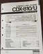 Yamaha CDX-810/U Compact Disc Player Service Manual - Original