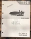 Sony TTS-81 Record Player / Turntable Prelim. Service Manual *Original*