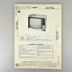 Sony TV-120U TV-120UD Television Receiver SAMS Photofact Service Manual 954-3