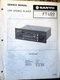 SANYO FT U22 - Service Manual  - Car Stereo Player, Includes Supplements Insert