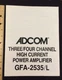 Adcom GFA-2535/L Multi-Channel Power Amp Original Owners Manual 9 Pages