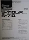 Pioneer S-710 S-710L S-710R Service Manual  Speaker System Photocopy