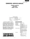 Service Manual Guide For ONKYO TA-2047