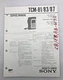 Original OEM Sony TCM-81/83/87 Service Manual Repair Cassette Corder Walkman