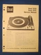 Dual 1220 1222 Turntable Service Manual Factory Original The Real Thing