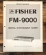 Fisher FM-9000 Tuner Service Manual *Original*