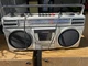 Vintage 1983 Sanyo Portable Boombox M9810KA 4Band Stereo Radio Cassette Recorder