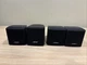LOT OF 4 Bose Acoustimass 6 Series III Cube Speakers Black