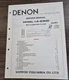 Denon LA-2300 Multi Laser Disc Player Service Manual - Original