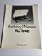 Pioneer PL-540 Service Manual Original Turntable Manual.