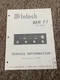 Vintage Mcintosh MR 77 Tuner Service Manual Information Original