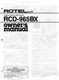 Operating Instructions for Rotel RCD-965 BX