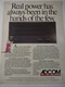 Adcom GFA 565 Mono Amplifier Real Power Hands of the Few Vintage Print Ad