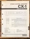 Yamaha CX-1 Preamp / Preamplifier  Service Manual *Original*