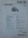 Service Manual for Sony PLM-100 Glasstron