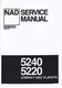 Service Manual Guide For NAD 5220, 5240