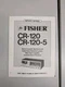 Fisher Cr-120/ Cr-120-5 Stereo Cassette Tape Deck Service Manual D-5911