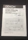 Denon DCM-370 / 270 CD Player Original Owners Manual Multi-Language dcm370 