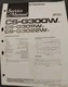 PIONEER CS-G300W CS-G3011W CS-G3022W Speaker Service Manual Original