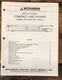 Mitsubishi DP-212R DP-112 DP-612 CD Player Service Manual *Original*