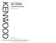 Operating Instructions for Kenwood KA-V9500