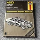 Haynes Publications Repair Manual Audi 5000 1984 - 1988