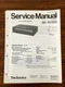 Technics SE-AV500 Amplifier Service Manual *Original*
