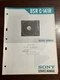 Sony BSR C-141R Record Changer Turntable Service Manual OEM Vintage Diagrams