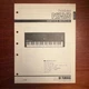 VINTAGE YAMAHA PSS-260 PORTA SOUND SERVICE MANUAL