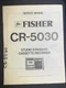 FISHER CR-5030 Cassette Deck Service Manual Original