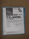 Pioneer tx-100zl 101zl service manual original factory repair book