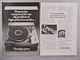 Pioneer PL-510 Turntable Double-Page PRINT AD - 1976 ~~ record player