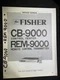 Fisher CB-9000 REM-9000 Service Manual Remote Control Center Transmitter Origina