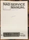 NAD Model 6125 Cassette  Service Manual *Original*