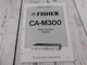 FISHER CA-M300  STEREO PRE-MAIN AMPLIFIER  SERVICE MANUAL w/wiring diagram