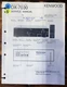 Kenwood DX-7030 DAT Deck  Service Manual *Original* #1