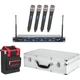 VocoPro UHF5800 Plus 4Mic Wireless System with Mic Bag Band 9