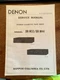 Original Denon Service Manual for Cassette Tape Decks ~ Select One