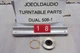 Dual Turntable 506-1 Rubber Mat & Spring Mount. Tested Parting Out 506-1