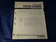 Yamaha DVD-C900 DVD Player Service Manual