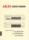 Original Akai CS-F110 CS-F210/J CS-F12 Stereo Cassette Deck Service Manual