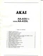 Akai Model AA-A25/Y1/ AA-A25L Schematic Diagram & PC Boards Service Manual