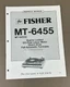 Fisher Mt-6455 Service Manual D-1803