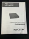 PRINCETON PSC-1000 PROGRESSIVE SCAN DISPLAY INTERFACE ORIGINAL OWNER'S MANUAL