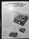 Dual 1212 1219 Turntable Sales Brochure Original