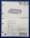 Original Sony SA-55 Speaker System Service Manual