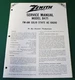 Zenith Model B471 Service Manual - RA4