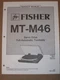 Fisher Service/Repair Manual~MT-M46 Turntable~Part List