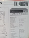 KENWOOD TK-40SW Receiver Schematic only from Volume 1 Binder